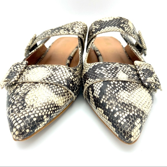Mi,iM Hannah Slide on Snakeskin Print Mules Size 8 - Picture 3 of 10